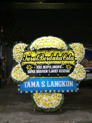 Papan Bunga Duka di Sukahurip